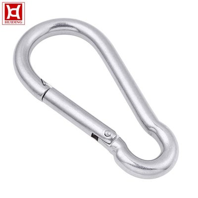 M6 201 스테인레스 강 스냅 훅 카라비너 시트 벨트 버클 용수철 후크